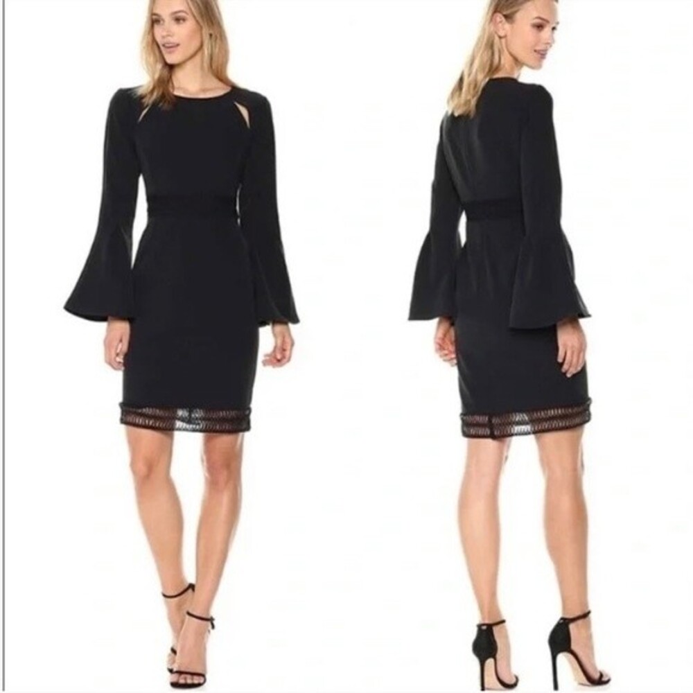 Catherine Malandrino Sheath black dress Size 6